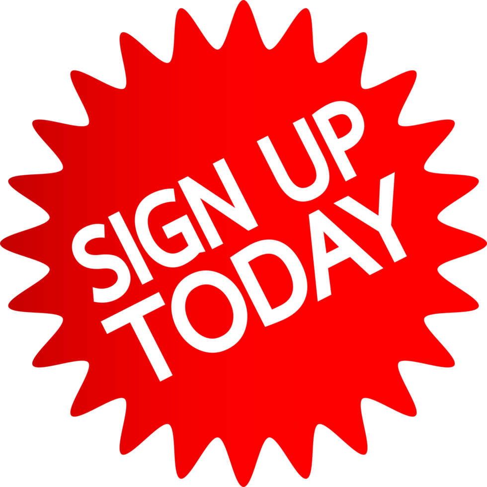 Sign up  button sign design png