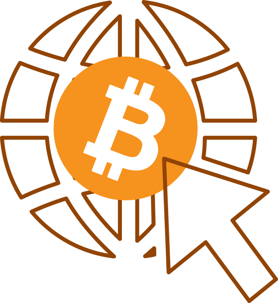Bitcoin-Symbol-Zeichen-Symbol-Design png