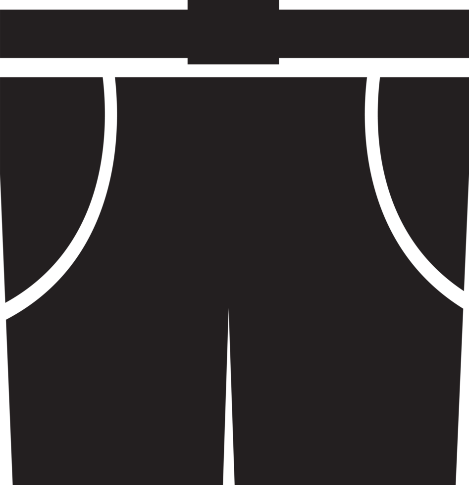 män bermudashorts ikon tecken symbol design png