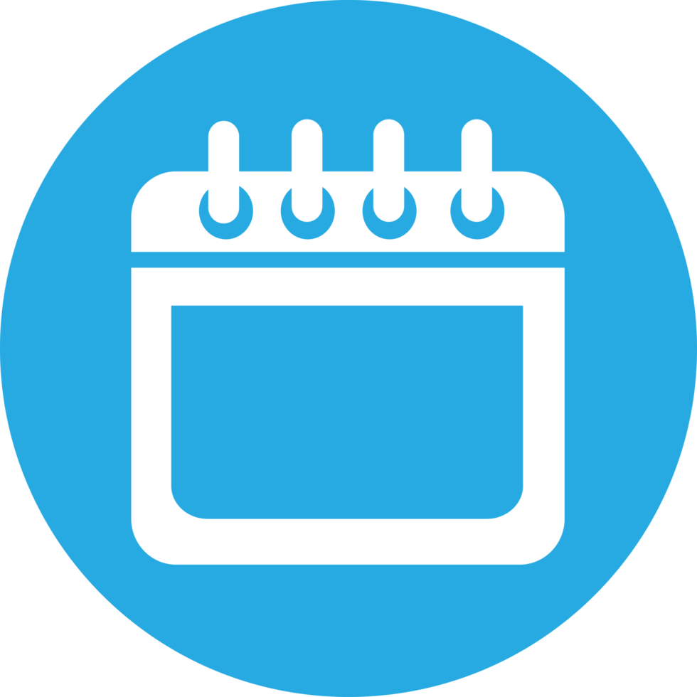 Calendar icon sign symbol design png