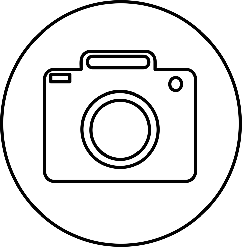 camera icon sign symbol design png