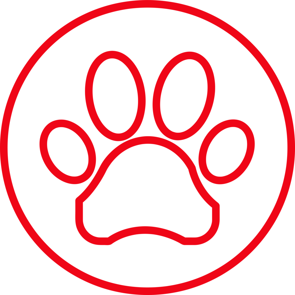 Animal footprint icon sign design png