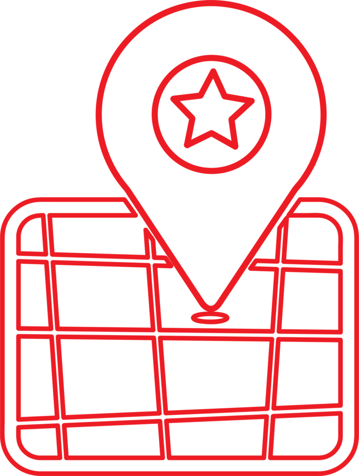 Pin location icon sign symbol design png