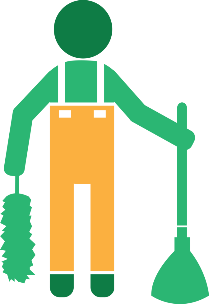 limpiador icono servicios de limpieza signo símbolo diseño png