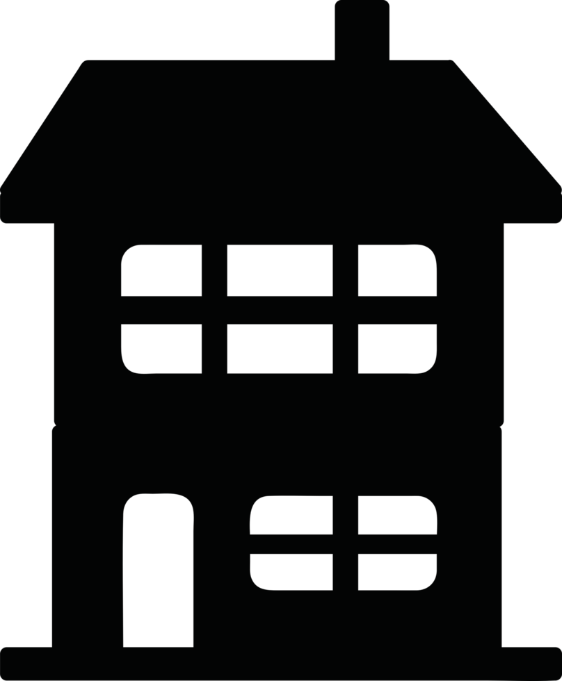 signo de símbolo de icono de casa y hogar png