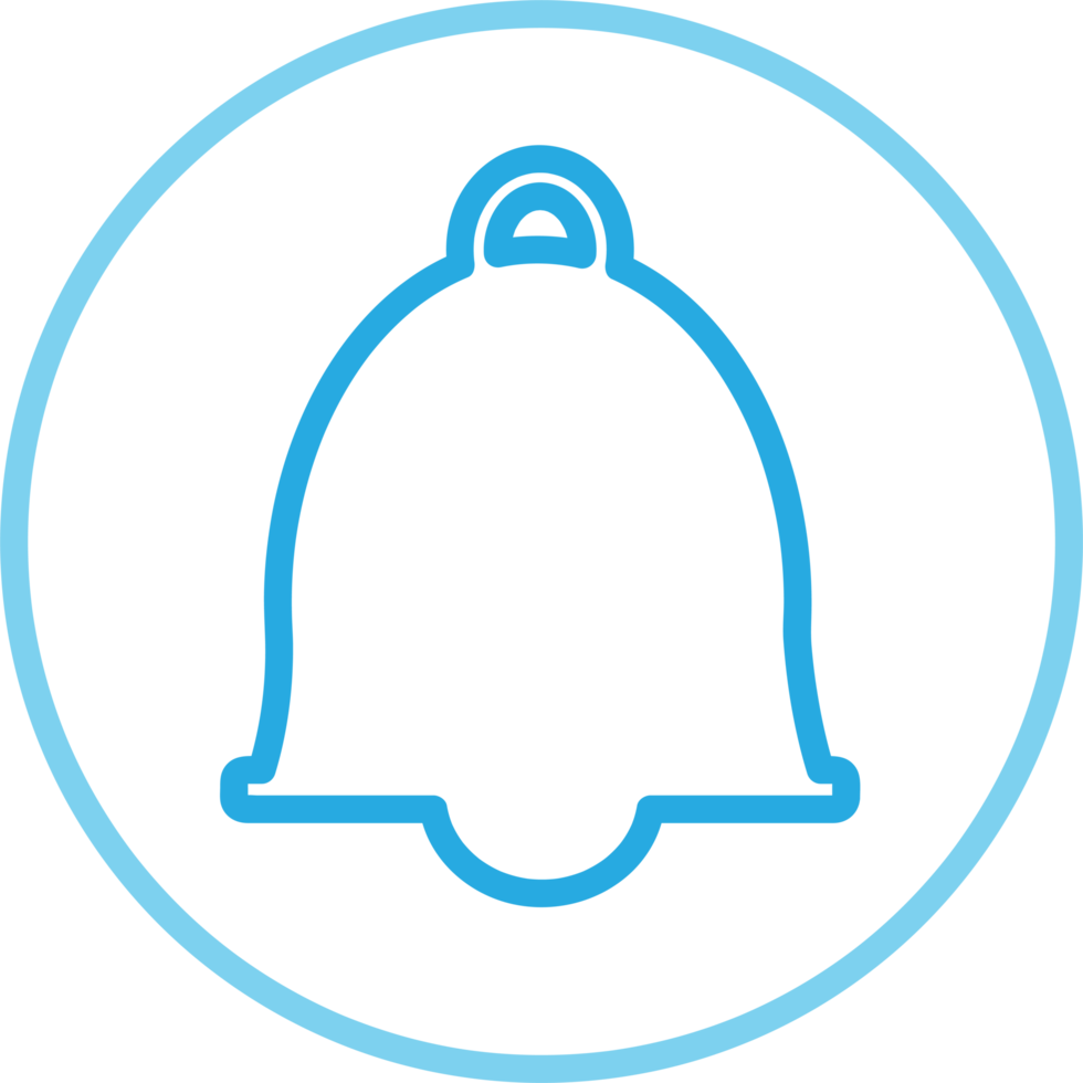 Bell icon sign symbol design png