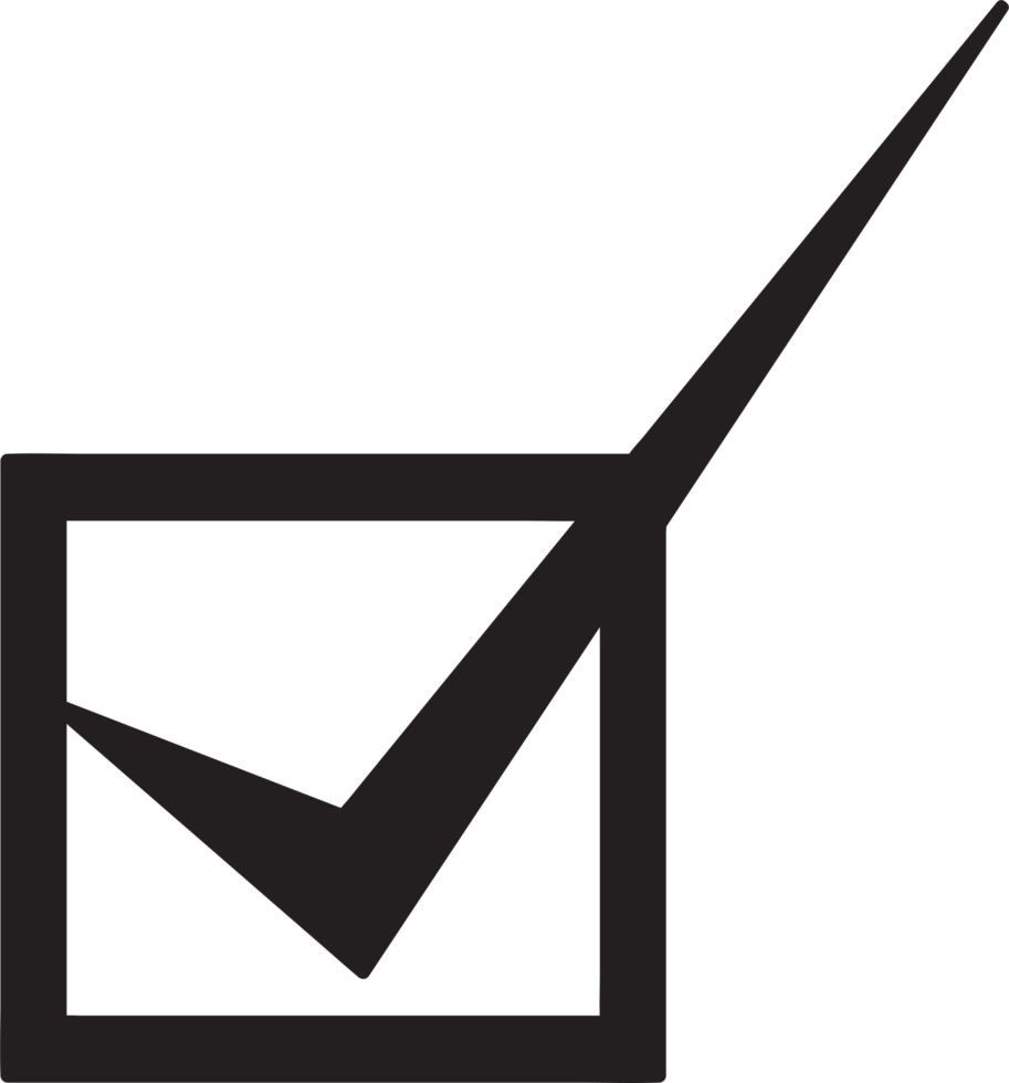 Check mark icon sign symbol design png