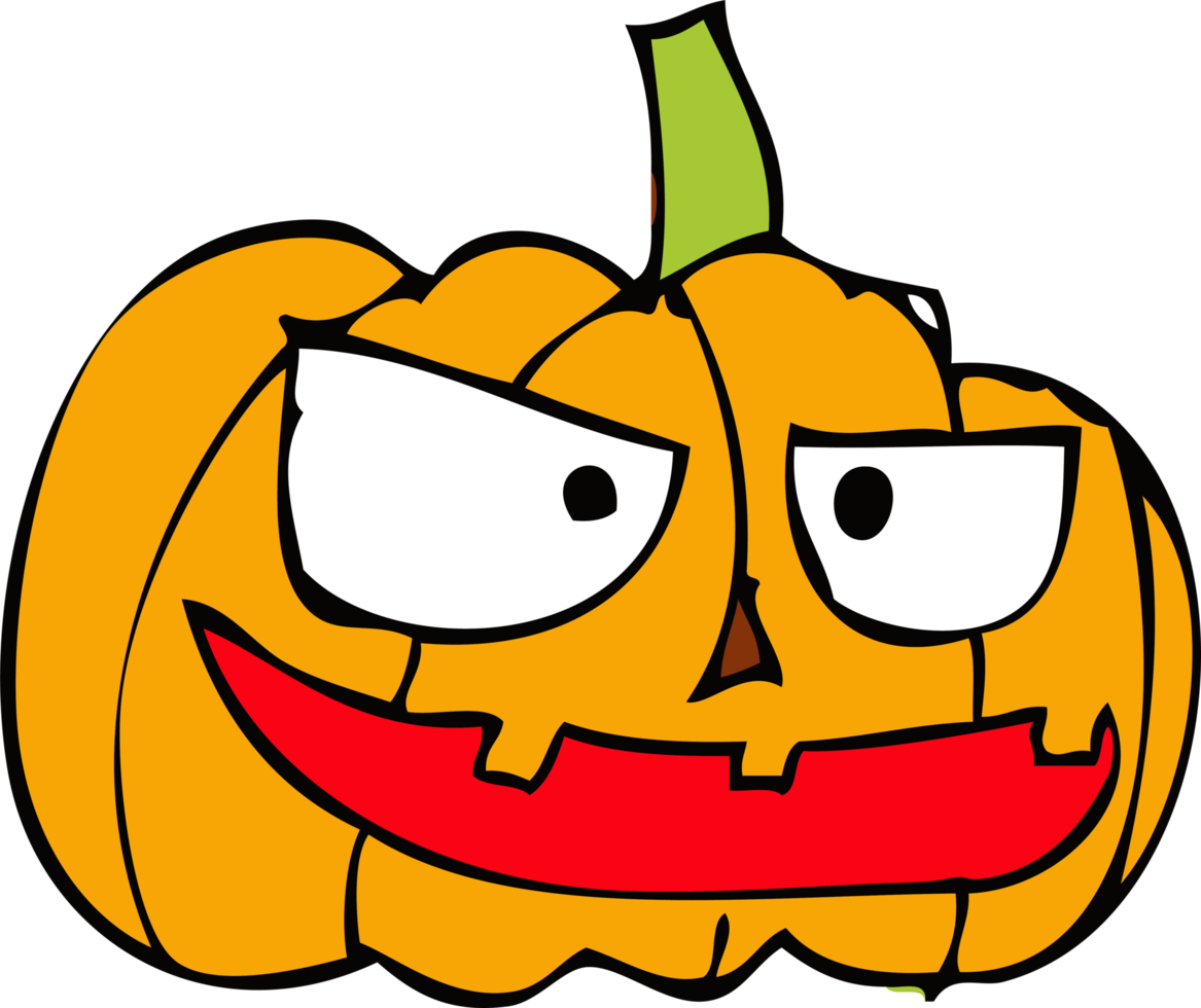 Halloween icon pumpkin sign design 10147478 PNG