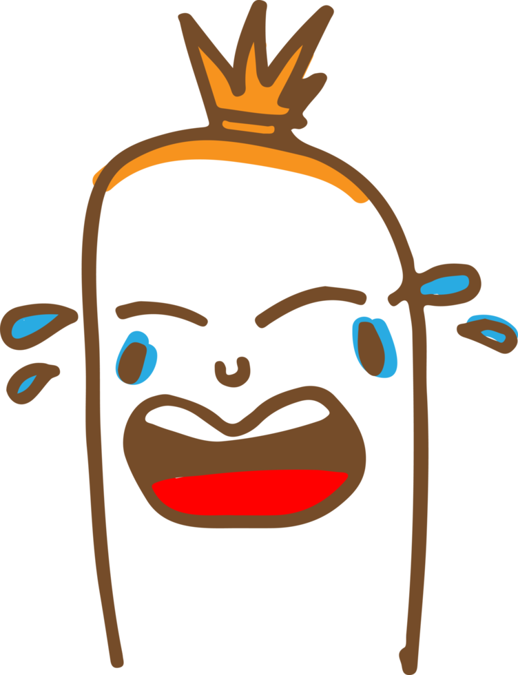 schattig worst karakter cartoon emotie png