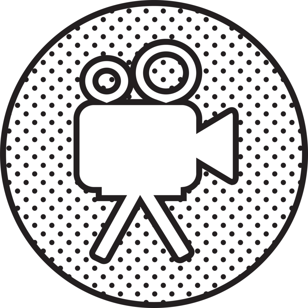 videocamera pictogram teken ontwerp png