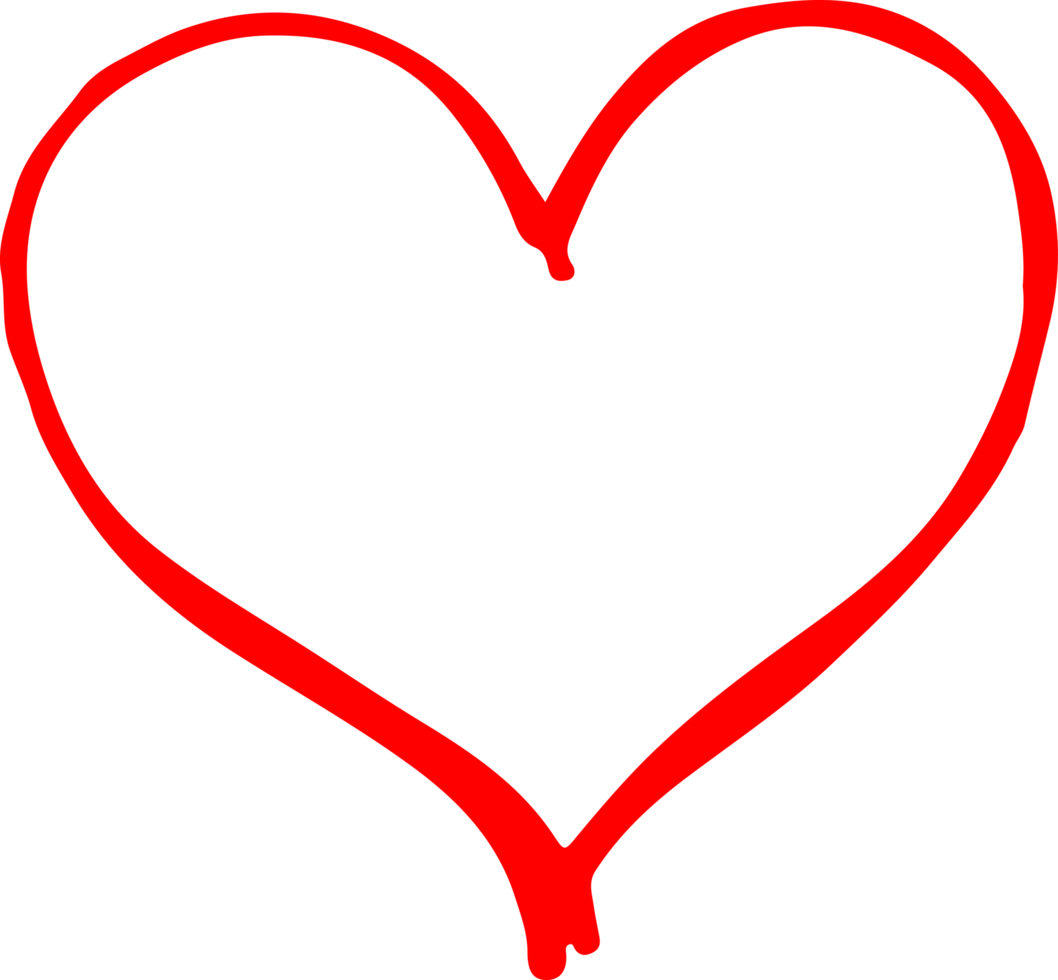 hand zeichnen herz symbol liebe zeichen design 10147784 PNG