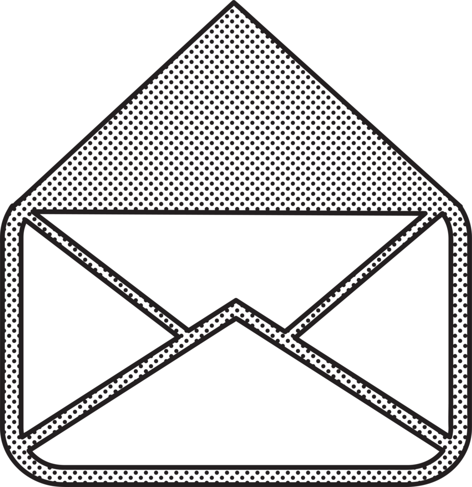 diseño de símbolo de signo de icono de correo electrónico y correo png