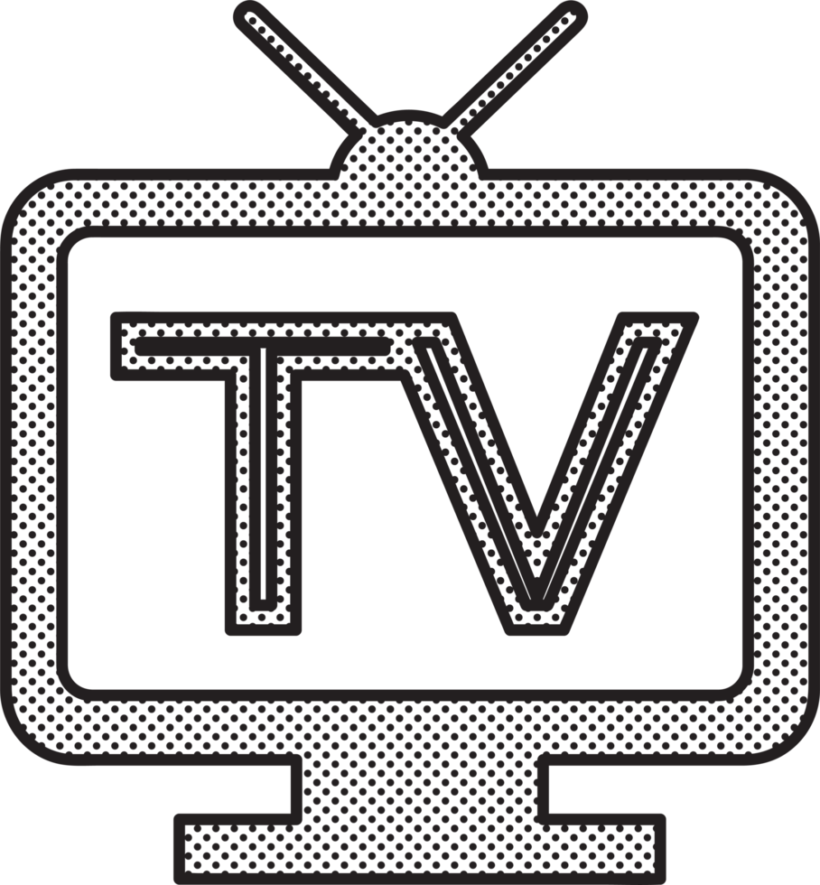 TV-ikonen tecken symbol design png