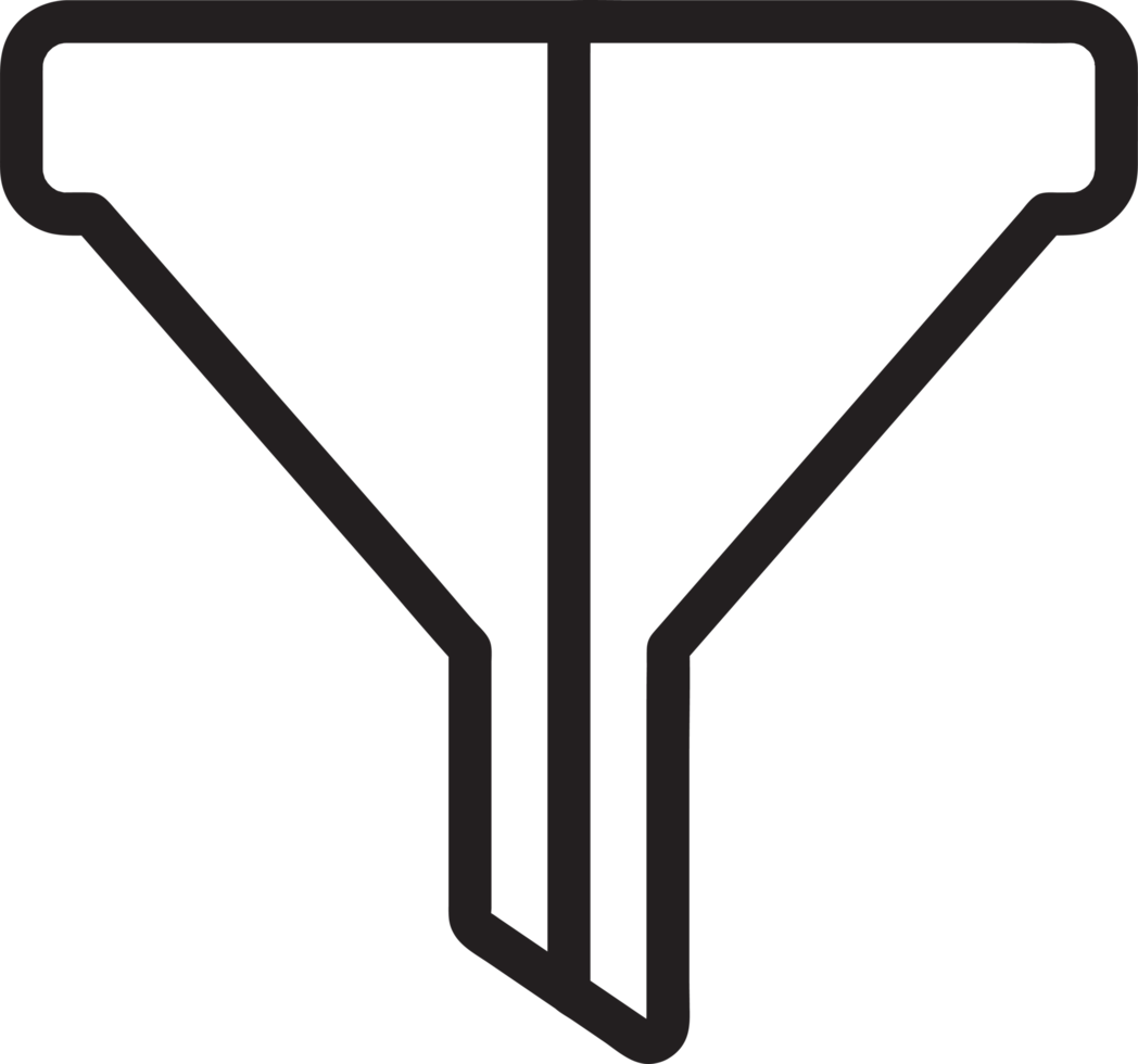 Filter icon sign symbol design 10148307 PNG