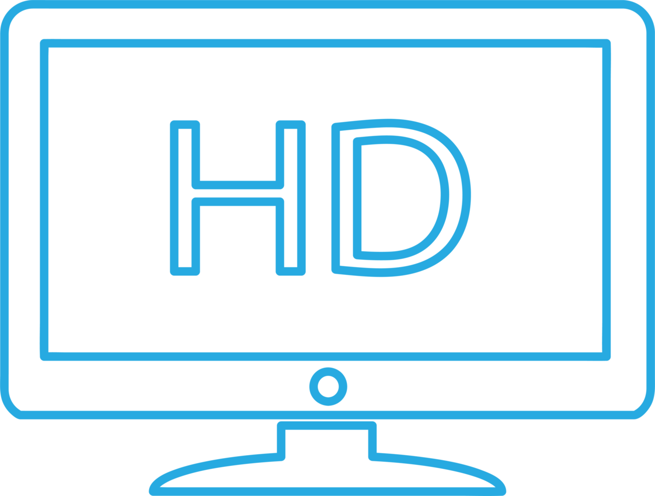 tv icon sign symbol design png