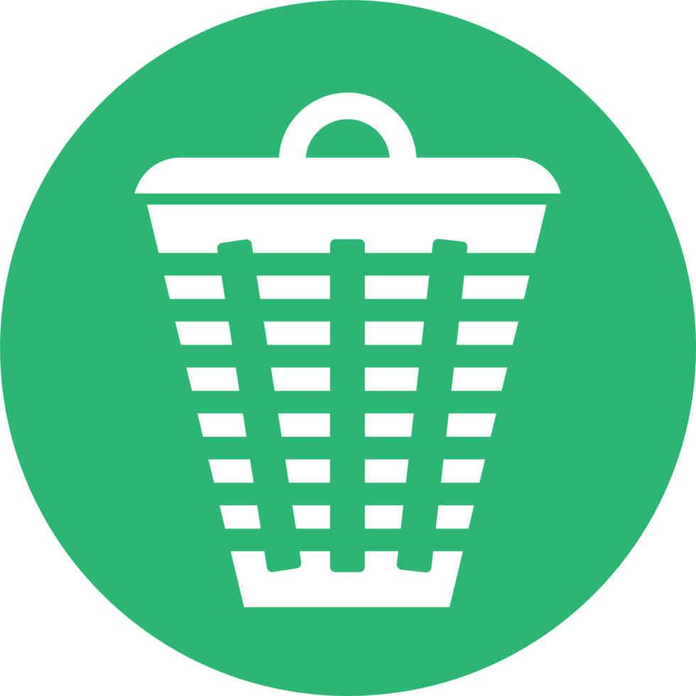 Trash can icon sign symbol design png