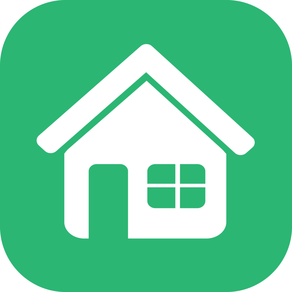 House symbol and home icon sign design png