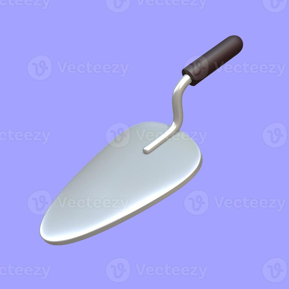 Mini Shovel 3D Illustration Design photo