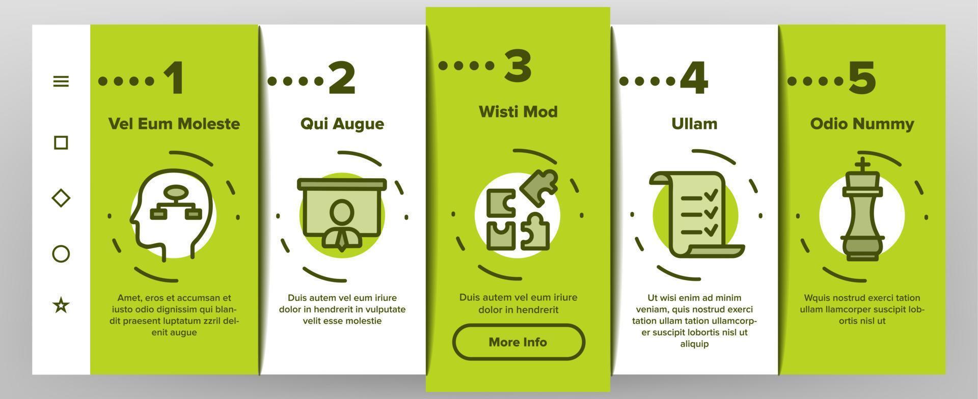 Planning Color Elements Vector Onboarding