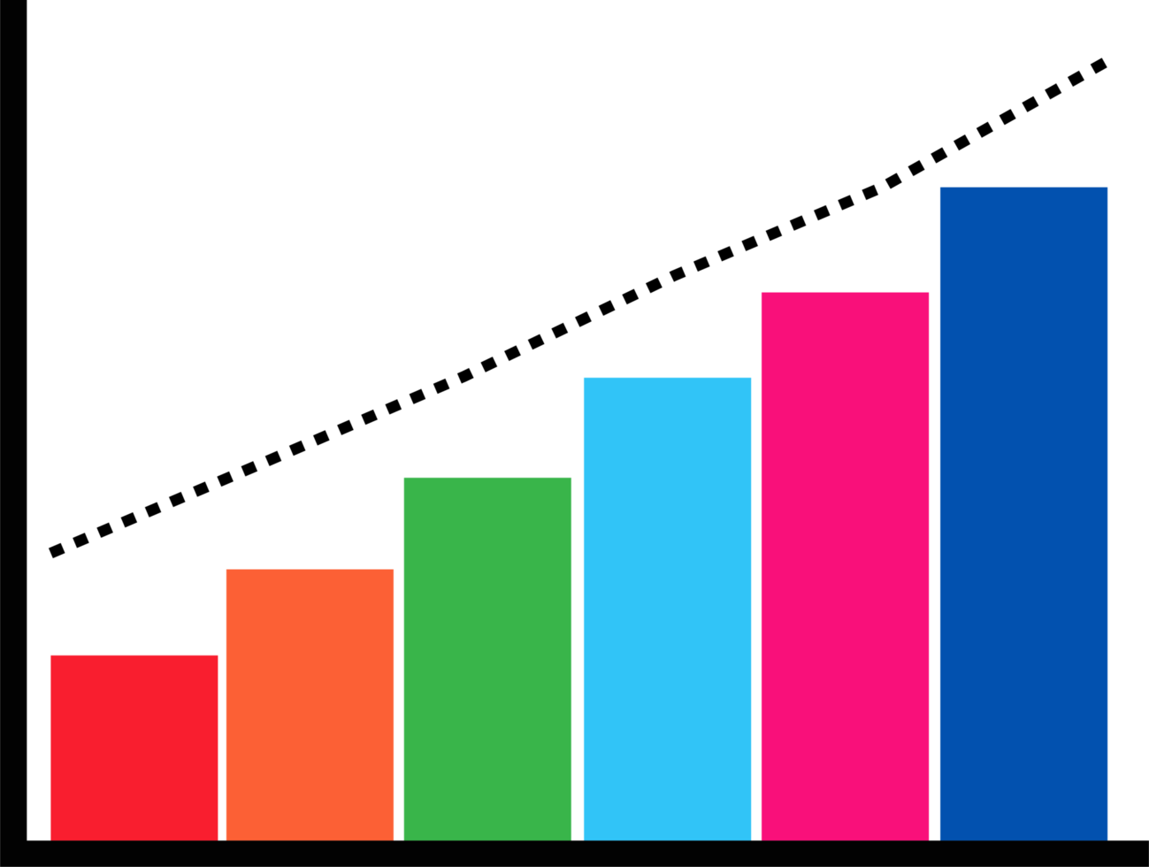 Business data graph icon sign symbol design png