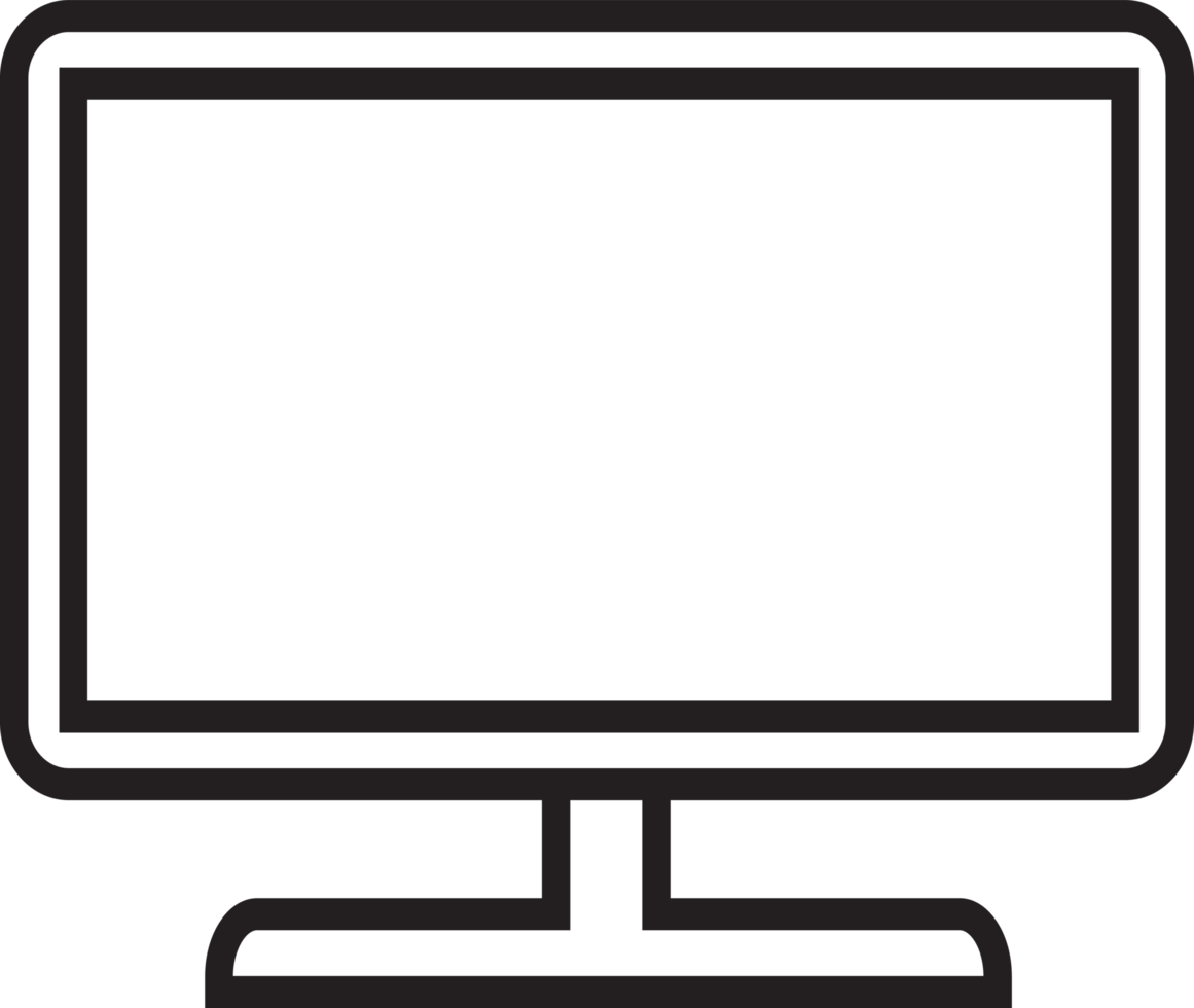 TV-ikonen tecken symbol design png