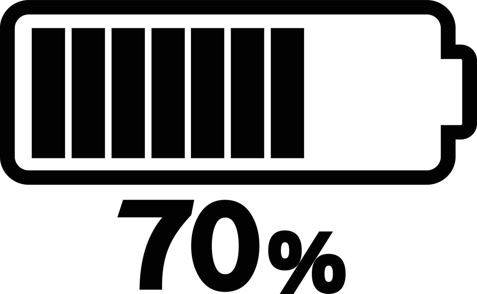 batterij pictogram teken teken symbool ontwerp png