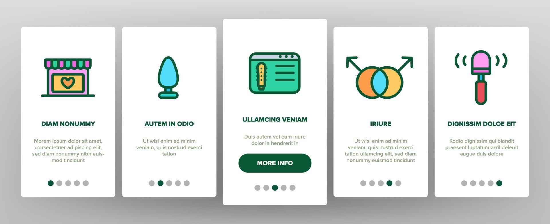 Intim Shop Color Elements Vector Onboarding 10149156 Vector Art at Vecteezy