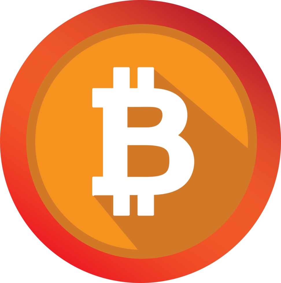 Bitcoin ikon tecken symbol design png