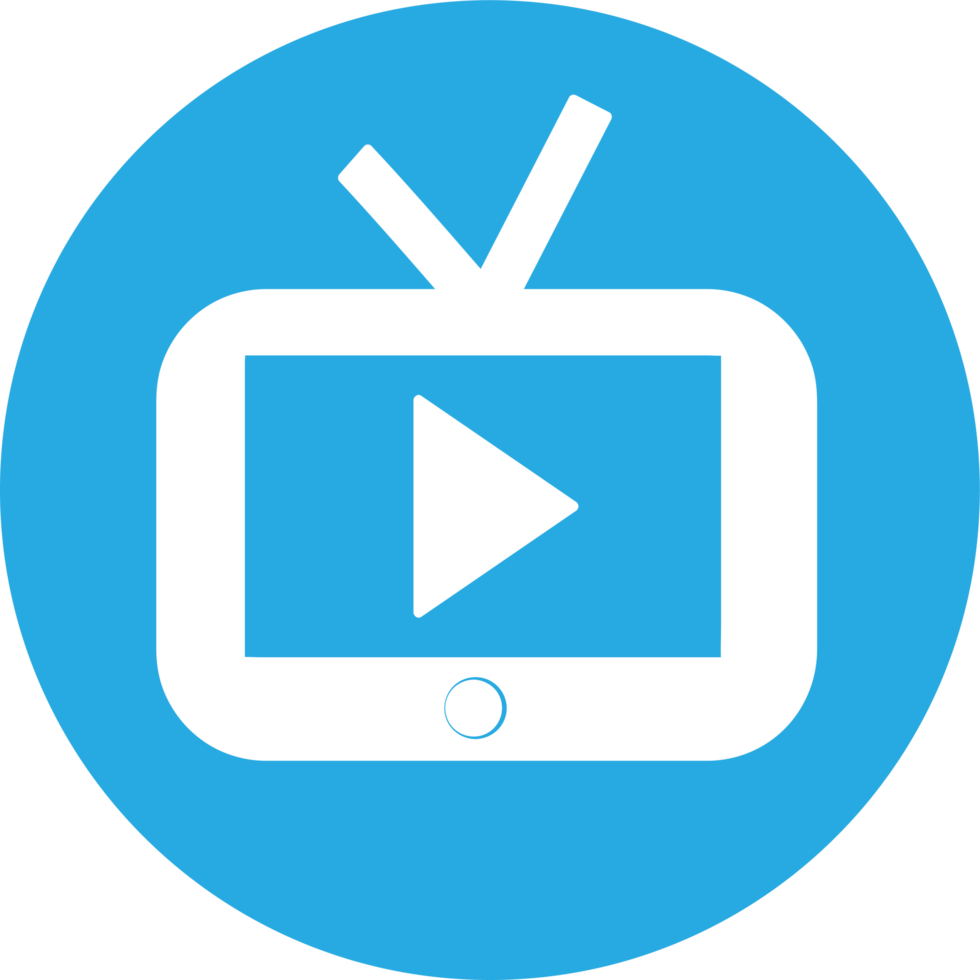 TV icon sign symbol design png