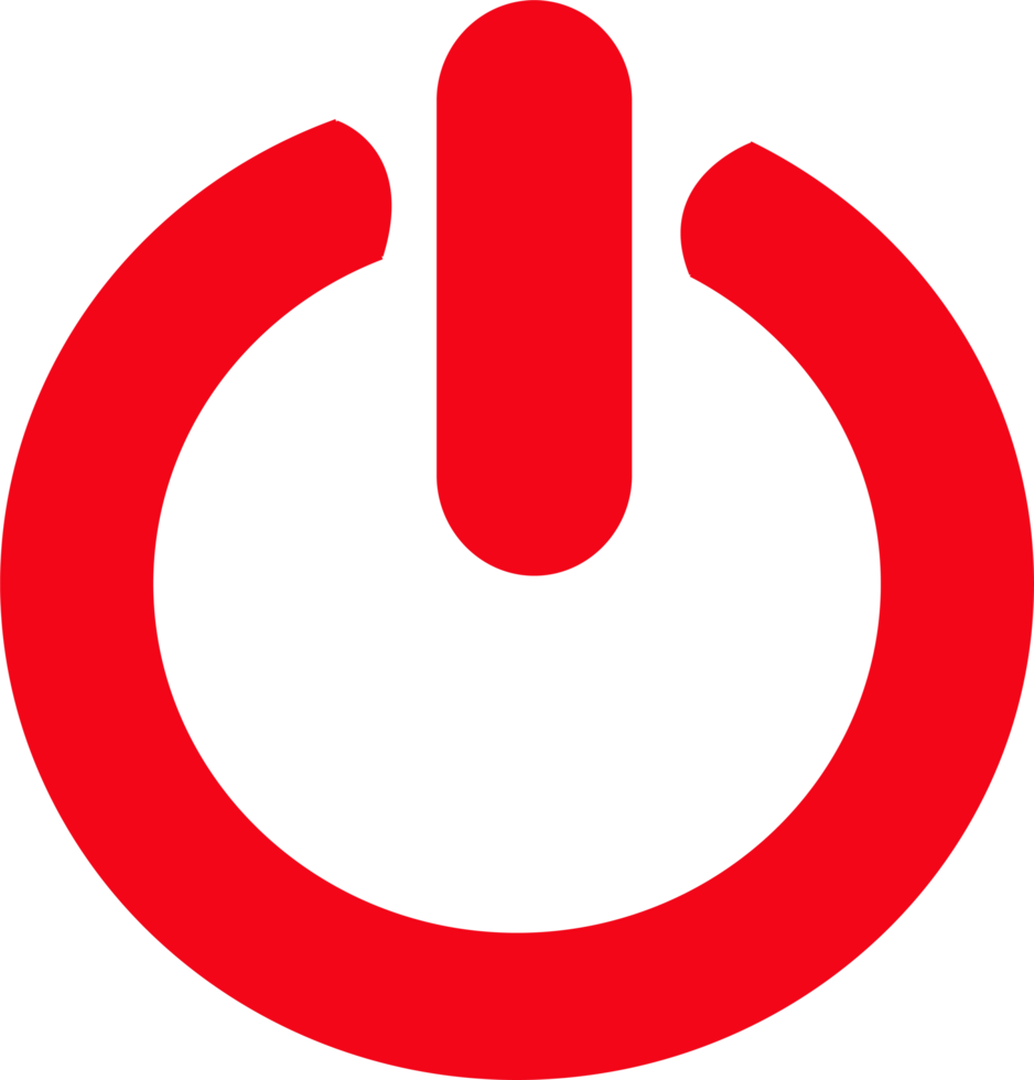 Power-Symbol-Zeichen-Symbol-Design png