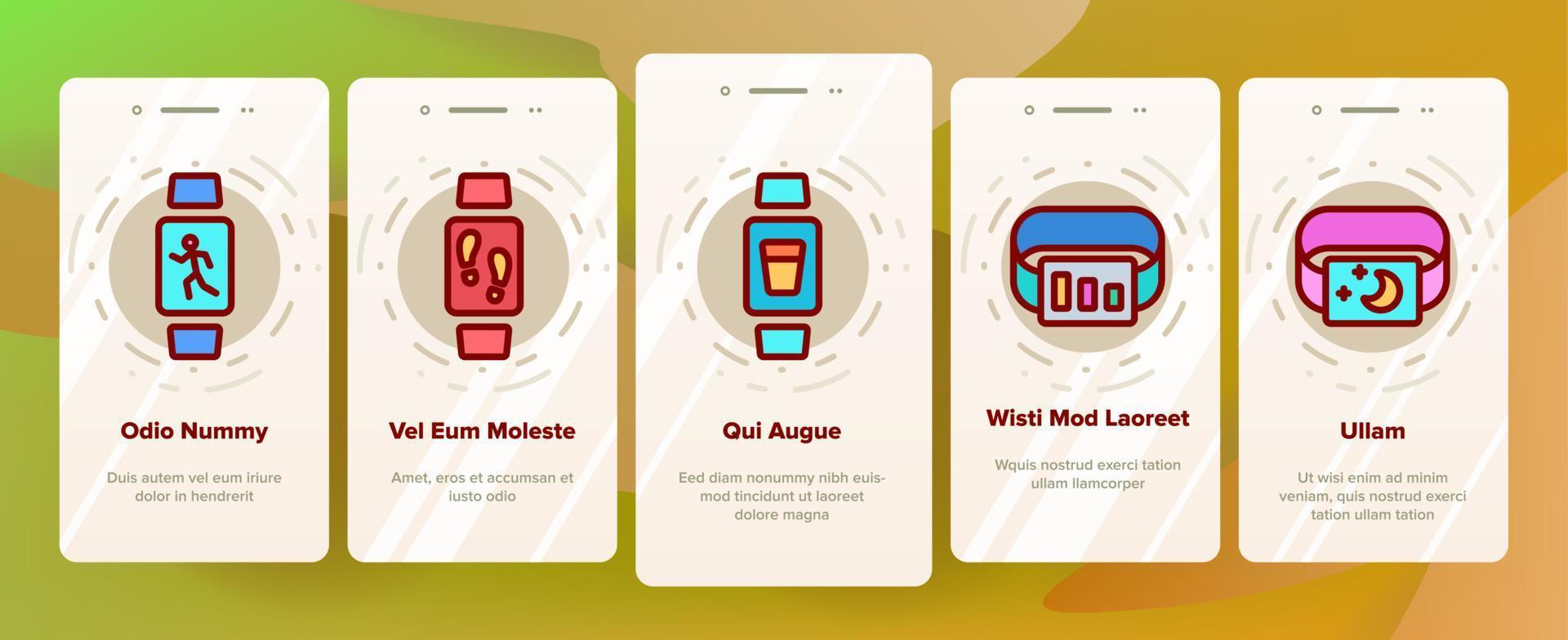 Watch Tracker Onboarding Vector