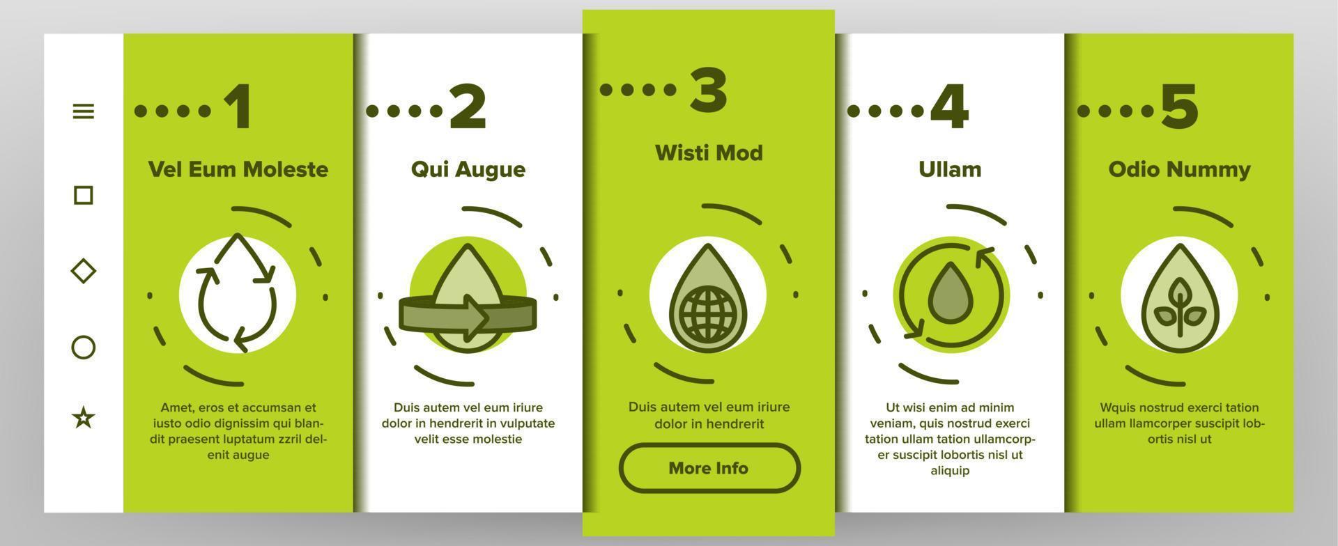 Water Treatment Onboarding Vector