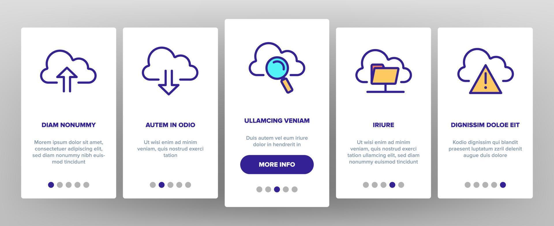 Cloud Service Onboarding Vector