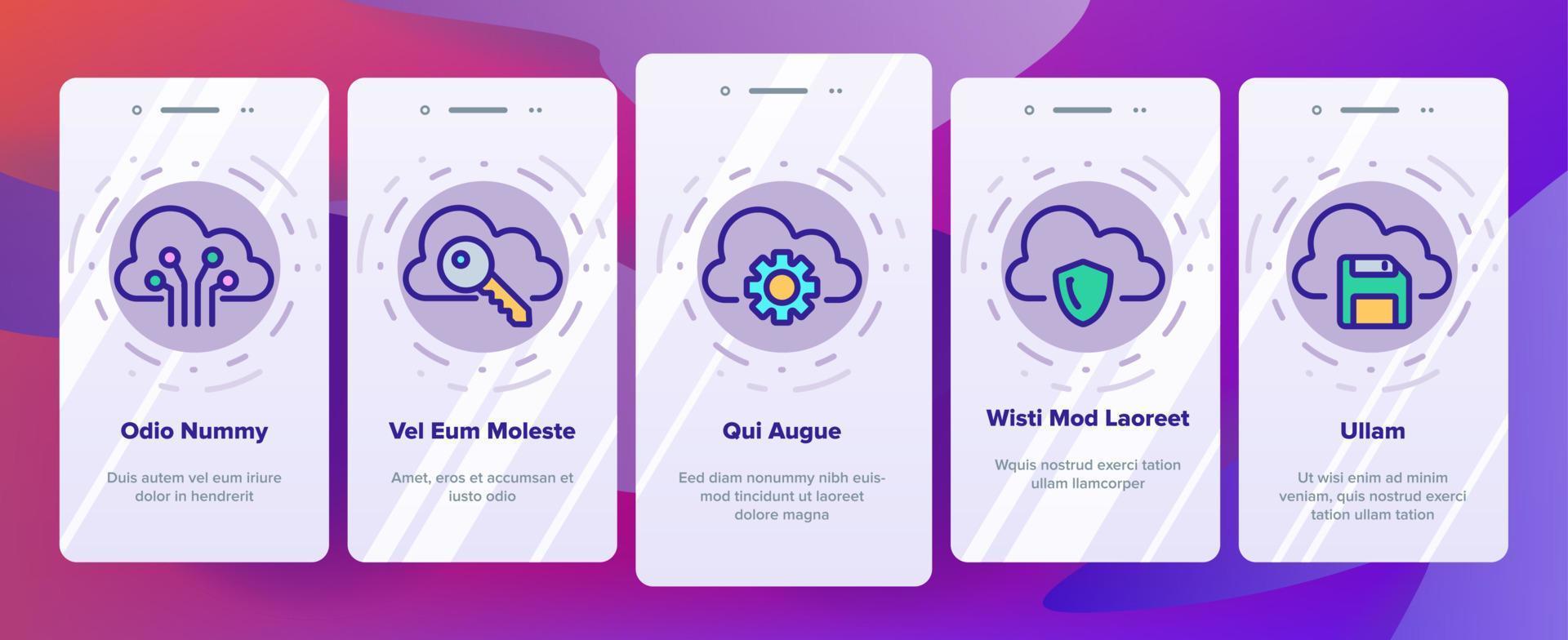 Cloud Service Onboarding Vector
