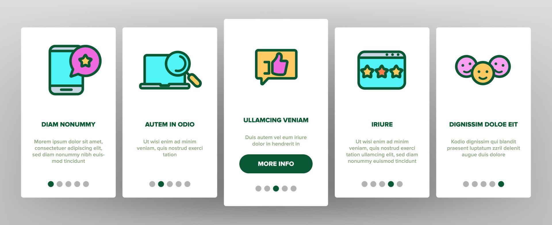 Reviews Onboarding Vector