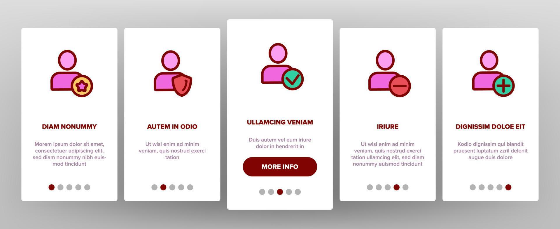 User Sign Onboarding Vector