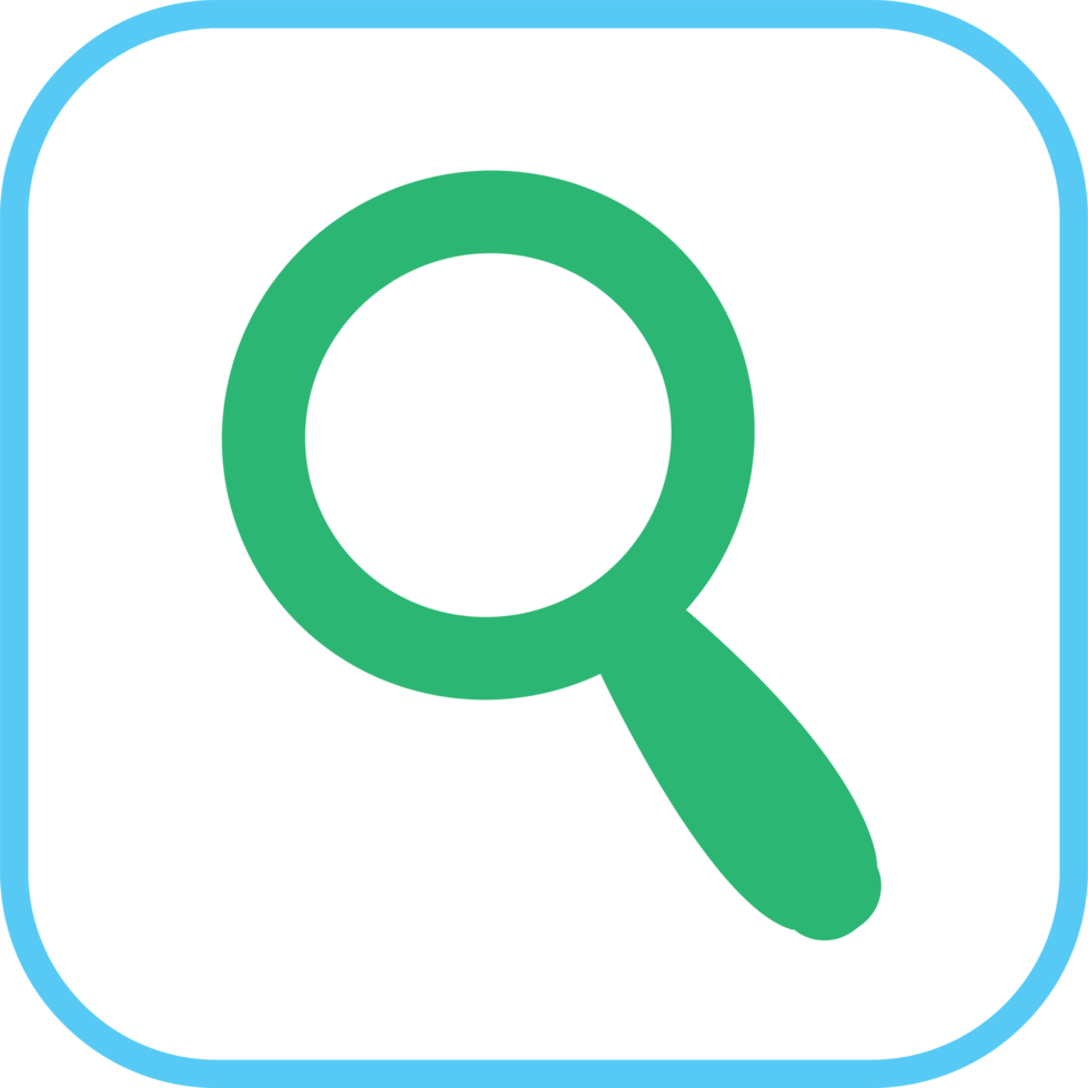 Search icon sign symbol design png