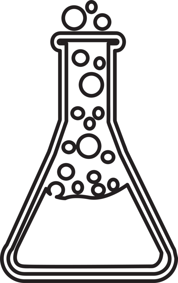 Reagenzglas Symbol Zeichen Symbol Design png