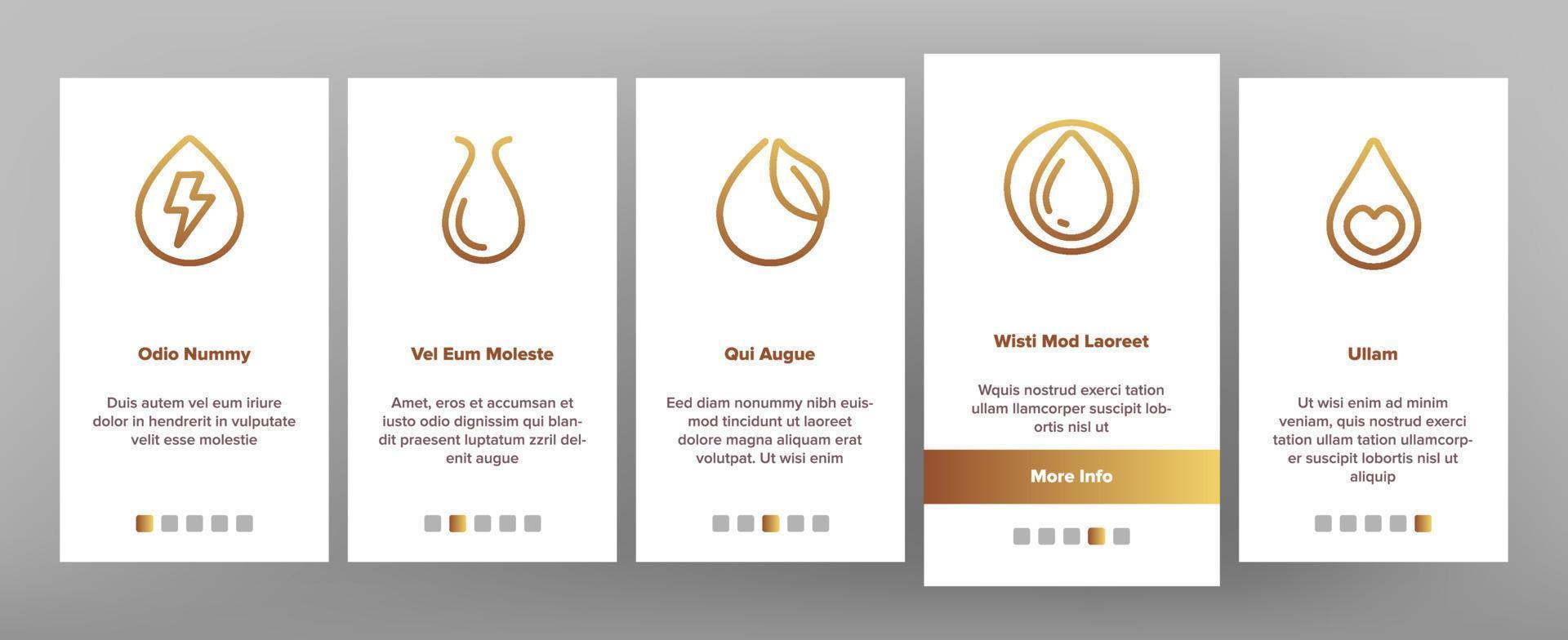 Water Drop Vector Onboarding