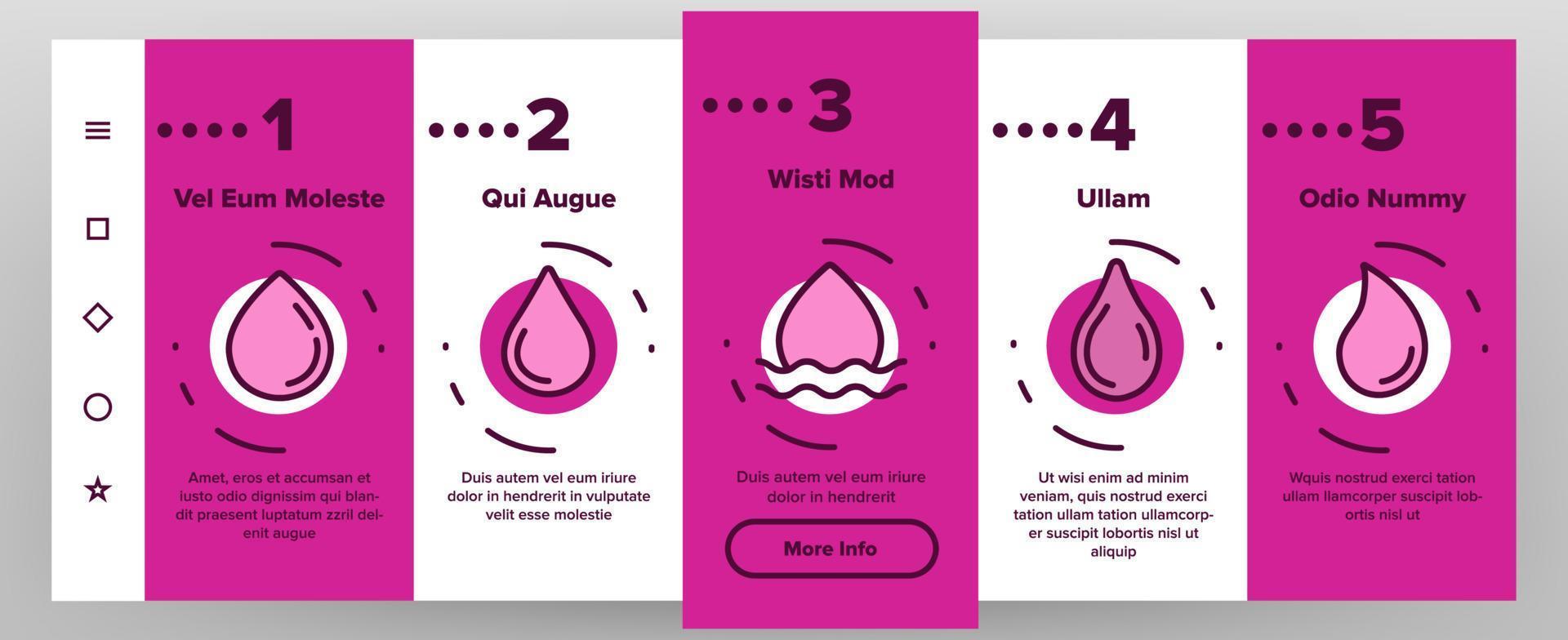 Water Drop Vector Onboarding