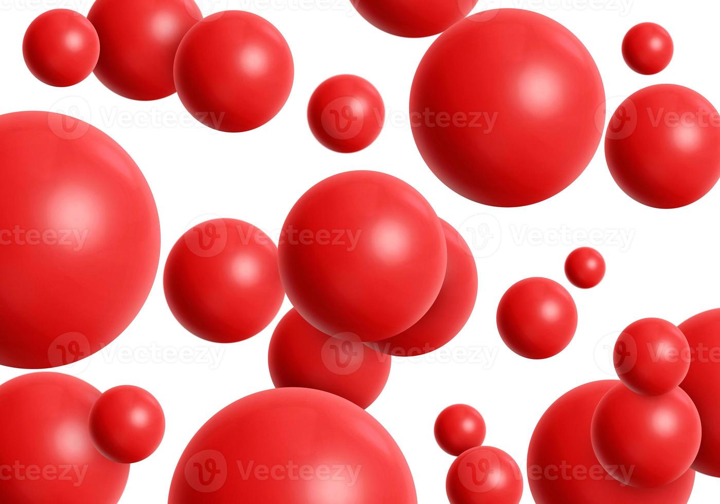 minimal background Wallpaper red spheres in space pattern lighting light abstraction 3d render photo