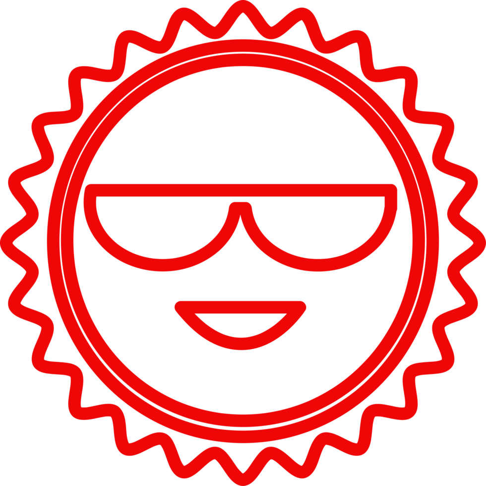 Sun icon sign symbol design png