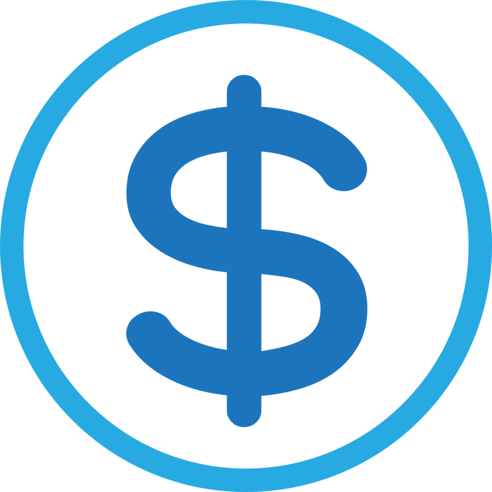 dollar icon sign symbol design png