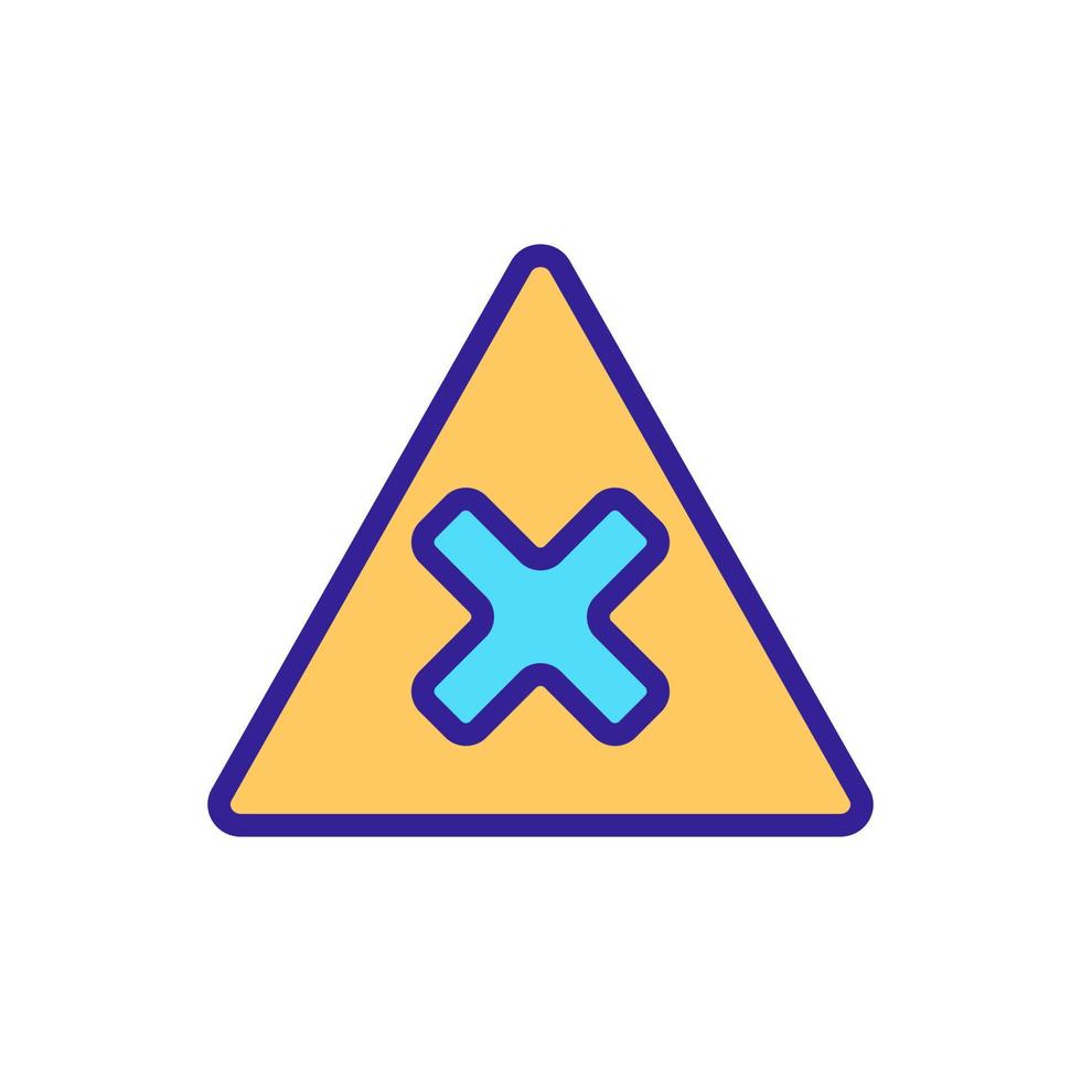 Error 404 vector icon. Isolated contour symbol illustration