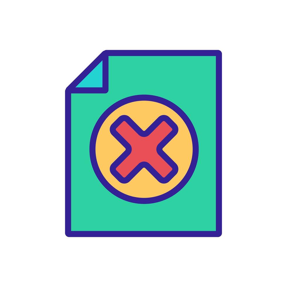 Error 404 vector icon. Isolated contour symbol illustration