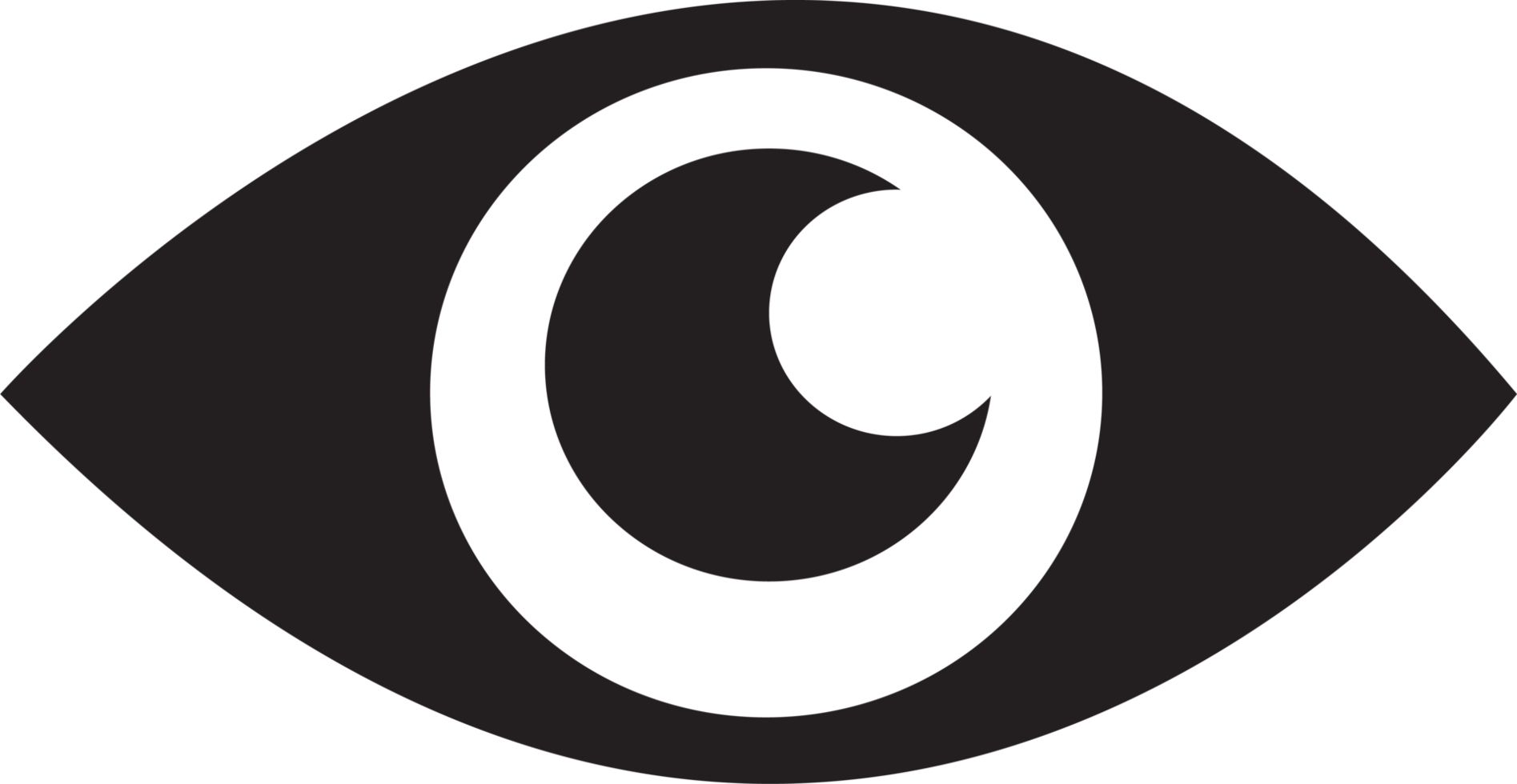 diseño de símbolo de signo de icono de ojo png