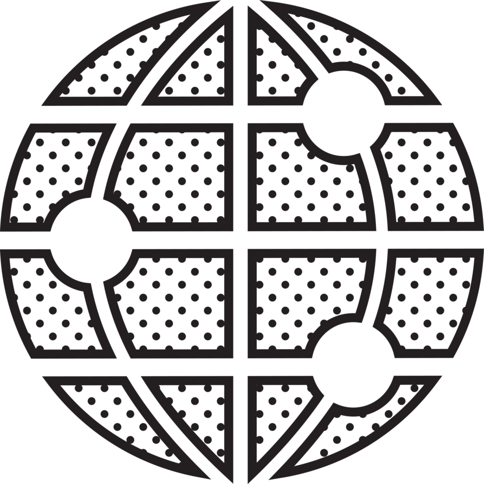 wereldbol pictogram teken symbool ontwerp png