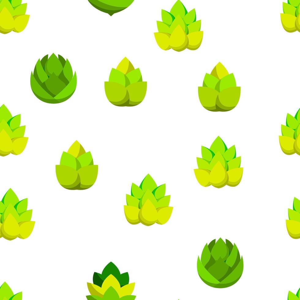 Artichoke, Gourmet Cuisine Vector Seamless Pattern