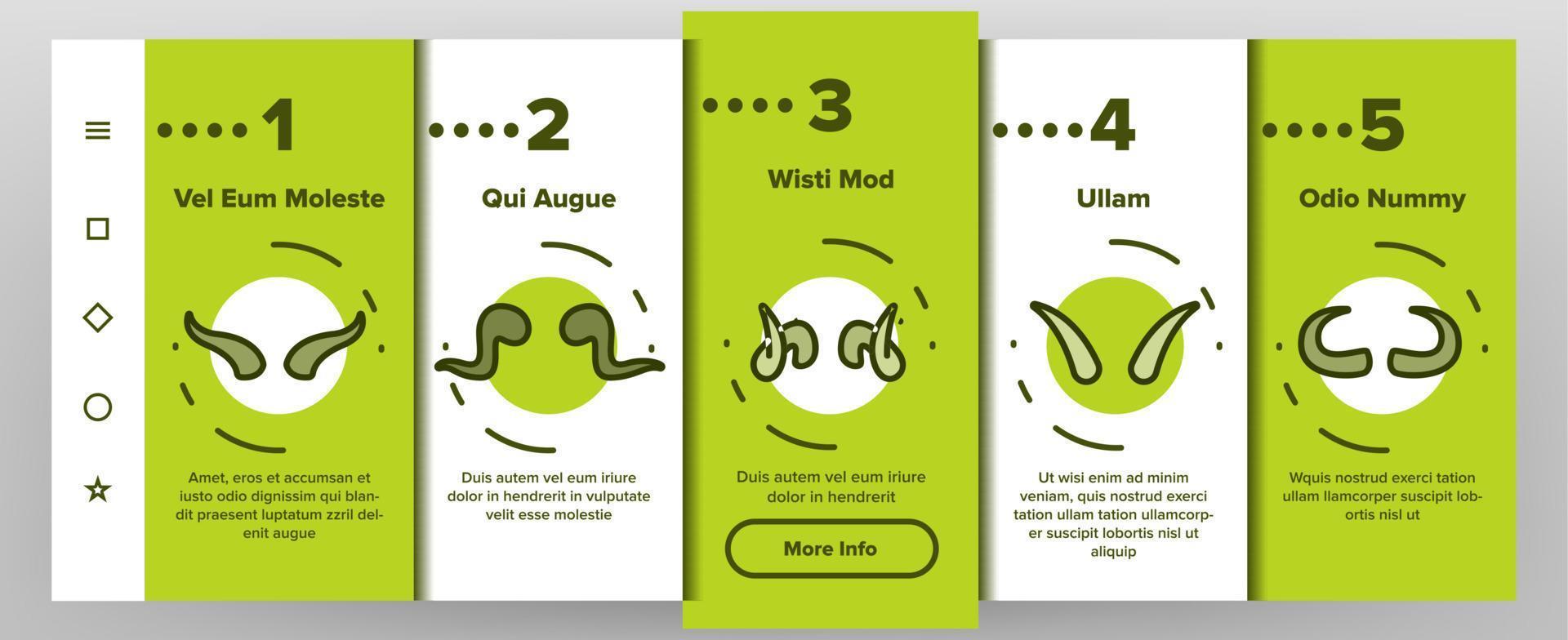 Animal, Devil Horns Vector Onboarding
