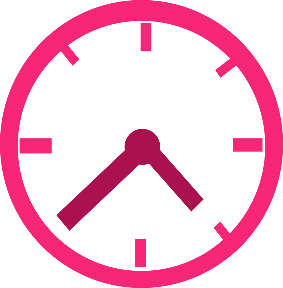 Clock icon sign symbol design png